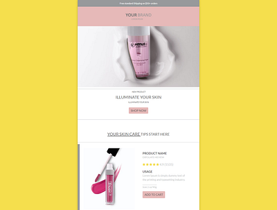 New Product Launch Html Email Template business email template e commerce template email marketing template email template html e commerce template html email template