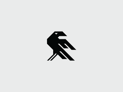 𝕽𝖆𝖛𝖊𝖓 bird design grid grid logo logo logo design raven vector