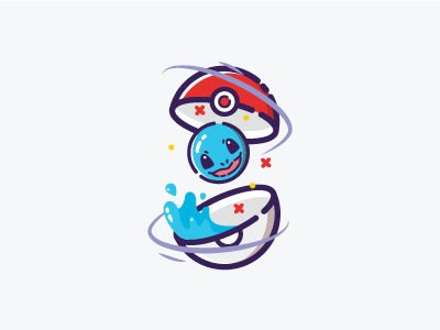 Squirtle, squirtle! Squirtle? illustration pokemon squirtle