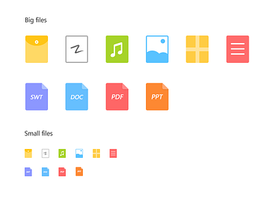 Files colour compressed doc files pdf photo ppt swt