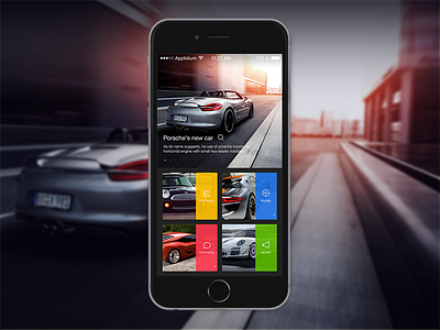 Car app car colour interface ios