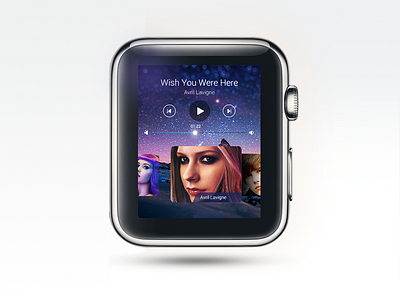 Iwatch iwatch music mysterious player purple