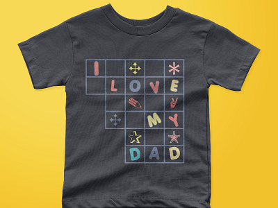 Dad lover T-Shirt design for toddler