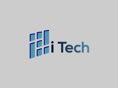 I tech elegant logo design