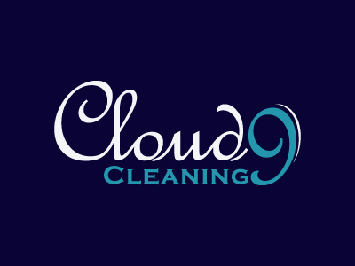 Cloud 9 cleaning logo branding business cleaning cloud company logo design elegant logo graphic design illustration logo minimal logo modern logo shop typography vector