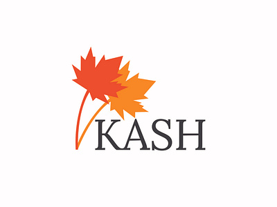 Kash vector logo design for fashion brand