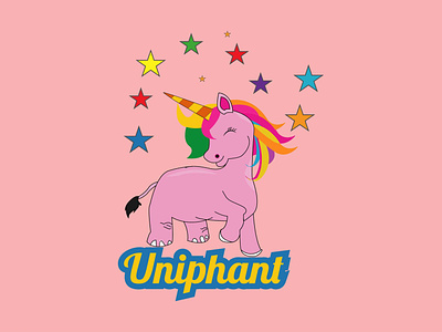 Uniphant logo for kids