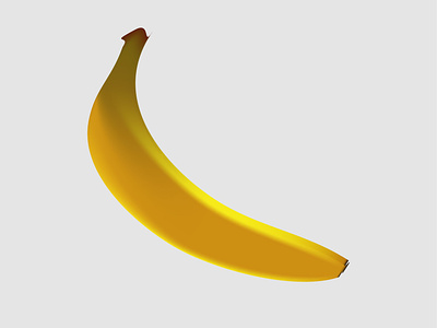 3d banana illustration
