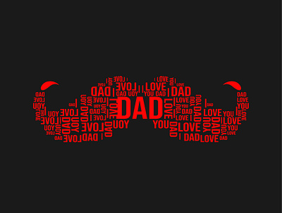 Happy fathers day t-shirt design clothing dad design fashion fathers day fathers day t shirt design graphic design happy fathers day illustration moustache t shirt typography vector word cloud word cloud t shirt