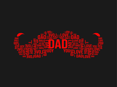 Happy fathers day t-shirt design clothing dad design fashion fathers day fathers day t shirt design graphic design happy fathers day illustration moustache t shirt typography vector word cloud word cloud t shirt