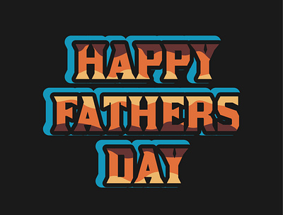 Happy fathers day t-shirt design 3d 3d text design black t shirt bold t shirt branding card design fathers day fathers day t shirt gift graphic design happy fathers day t shirt t shirt design text design typographic t shirt typography vector