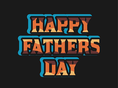 Happy fathers day t-shirt design