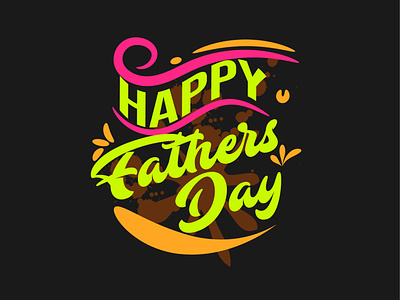 Happy fathers day t-shirt design