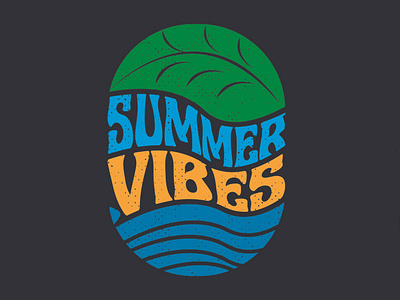 Vintage summer t-shirt design