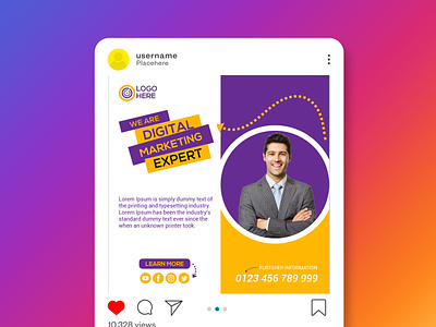 Social media post design