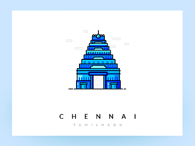 Chennai City Illustration