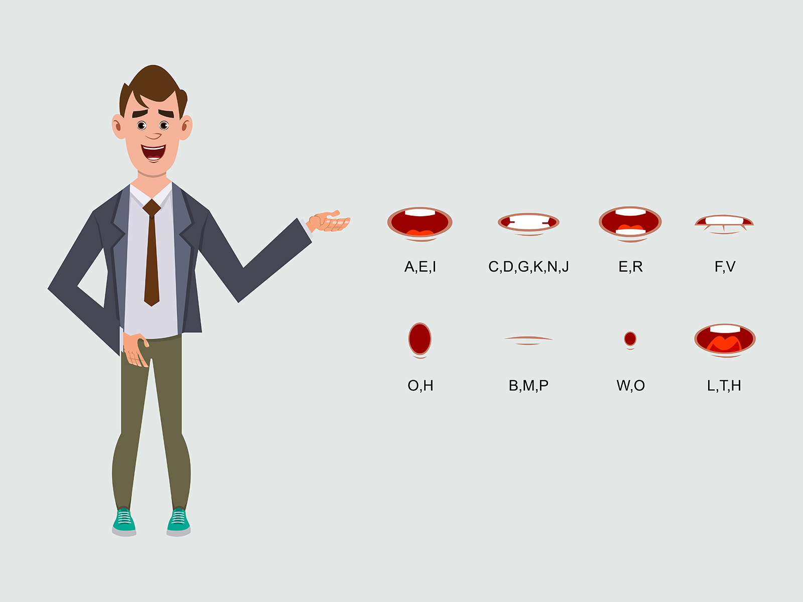 Businessman animation kit By Cartoon time!