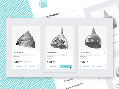 e-commerce card catalog design dribbble e commerce fun hat online price shop site ui web