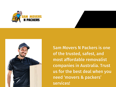 Affordable Movers and Packers | Sam Movers N Packers afordtable