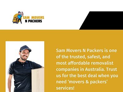 Affordable Movers and Packers | Sam Movers N Packers