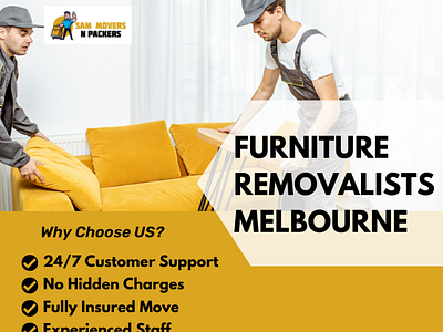 Furniture Movers Melbourne |  Sam Movers N Packers