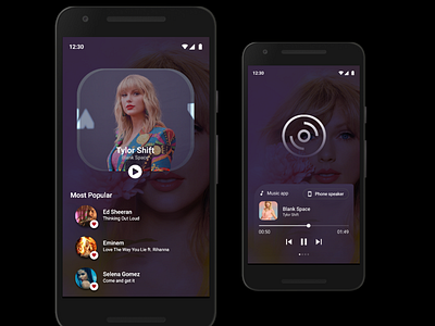 Daily UI #009 - Music Player