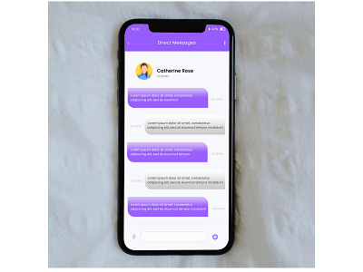 Daily UI #013 - Direct Messaging