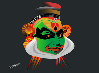 kathakali vector art