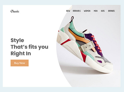 Daily UI #068 - Online Shoe Store