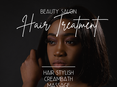 Hair Treatment beauty salon branding design graphic design hair treatment illustration salon treatment vector