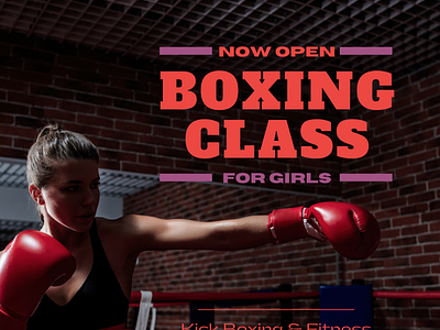 Boxing Class boxer boxing branding design girl boxer girl boxing graphic design illustration logo typography vector