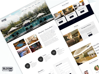 Bloom Inn cafe cleantemplate consistent hotel hoteltemplate multipurpose restaurant restauranttemplate stay uniquelayout ux webmavens