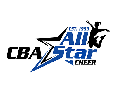 CBA all star graphic design logo vector