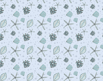 Shell Pattern design paper design paper pattern pattern print repeat pattern surface pattern textile design textile pattern