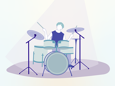 Drummer illustration