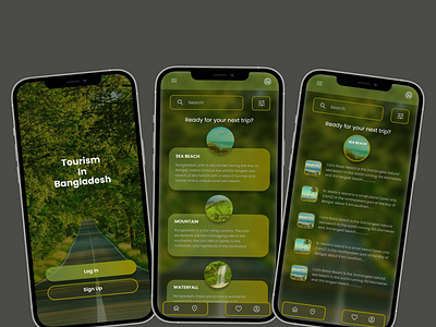 Tourist App tourism uiux design tourist app uiux design