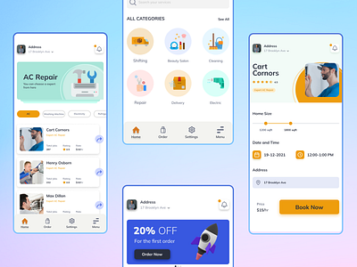 Service App UI/UX