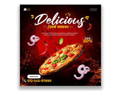 Food Social Media Design