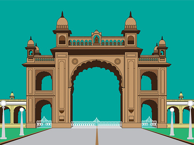 Mysore Palace illustration