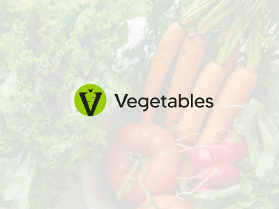 Vegetables logo/v logo 3d animation app branding design graphic design icon letterlogo logo logoconcept minimalist logo minimalist loho modran logo motion graphics symbol vector