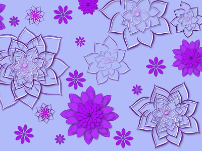 Purple flowers for background.