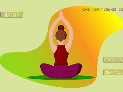 Yoga web page