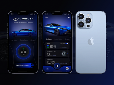 Auto Car Setup UI app design ui ux