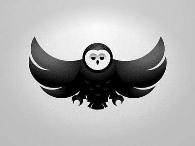 Grainy Owl Round 2 logo owl