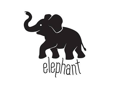 Elephant Round 2 adoarable elephant logo