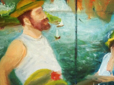 Boating Party painting renoir