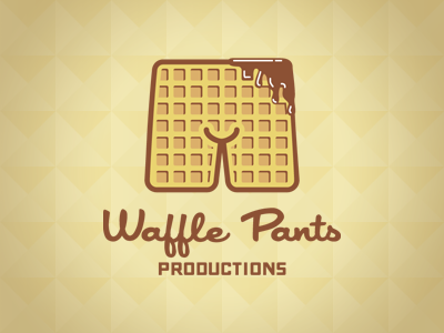 Waffle Pants Productions Logo logo pants waffle