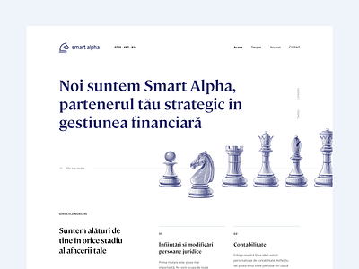 WIP sneek peek 👀 - accounting firm homepage accounting chess clean feedback homepage knight ui wip