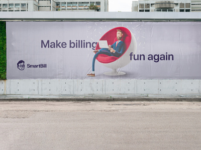 Smartbill billboards accountant accounting billboard design branding branding design friendly mascot