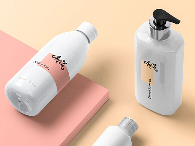 An-Le bottles bottles branding care fashion minimalist packaging